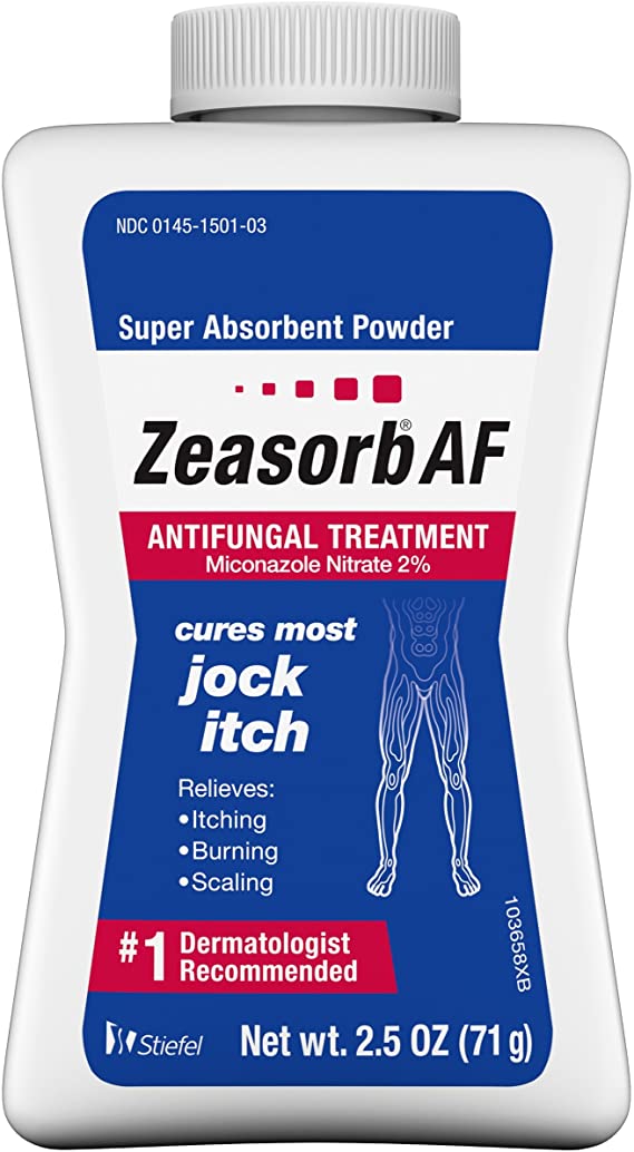 Zeasorb Super Absorbent Antifungal Treatment Powder for Jock Itch, 2.5 Ounce