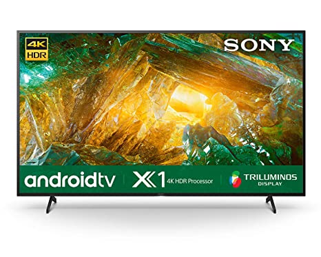 Sony Bravia 138.8 cm (55 inches) 4K Ultra HD Smart Certified Android LED TV 55X8000H (Black)