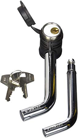 Master Lock 2866DAT Chrome 5/8" x 1/2" Swivel Head Receiver Pin and Lock