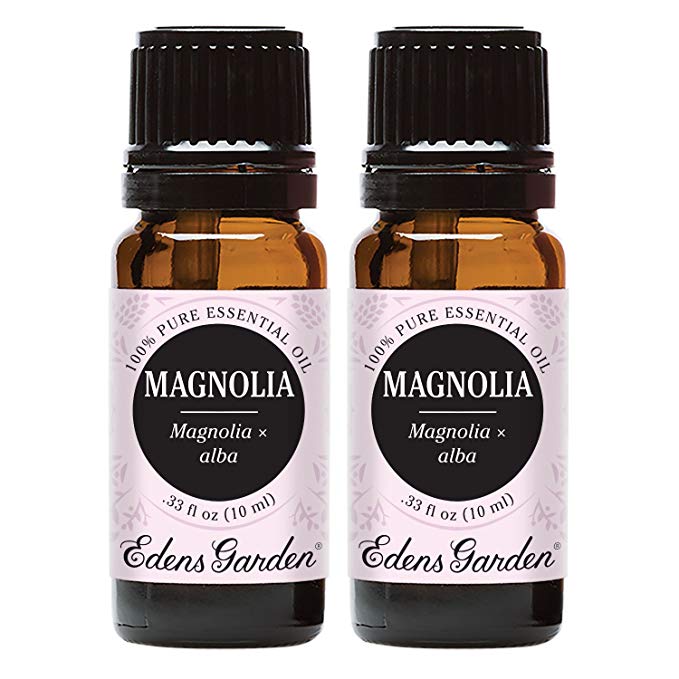 Magnolia Essential Oil (100% Pure, Undiluted Therapeutic/Best Grade) High Quality Premium Aromatherapy Oils by Edens Garden- Value Pack
