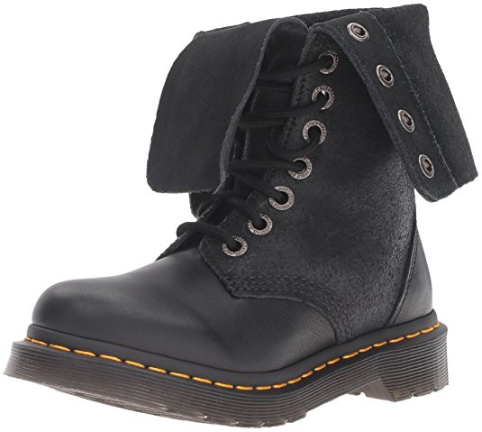 Dr. Martens Women's Hazil Black Virginia Leather Fashion Boot