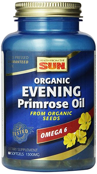 Health from the Sun Omega-6  Organic, Evening Primrose Oil 1300mg , 60 Softgels