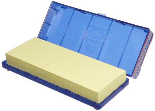 Norton Waterstone, 8000 grit, 1" x 3" x 8" in Blue Plastic Hinged Box