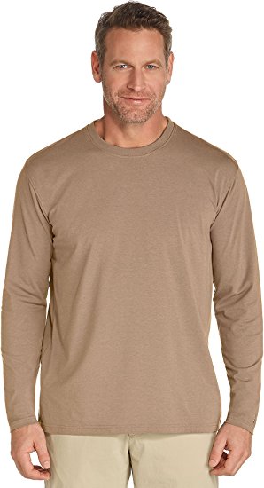 Coolibar UPF 50  Men's Long Sleeve T-shirt - Sun Protective