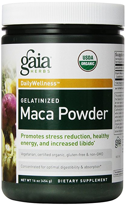 Gaia Herbs Maca Powder, 16-Ounce