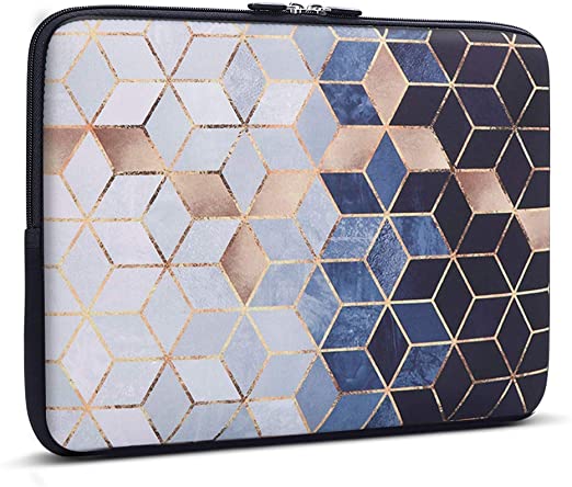 iCasso 13-13.3 Inch Laptop Sleeve Geometric Abstraction, Neoprene Elegent Protective Notebook Bag Briefcase Cover Carrying Case MacBook Air, MacBook Pro, Tablet PC, Ultrabook, Netbook