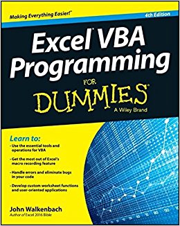 Excel VBA Programming for Dummies, 4th Edition
