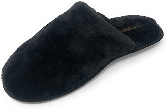 Charles Albert Women's Fluffy Fur Super Comfort Slip-On House Slippers