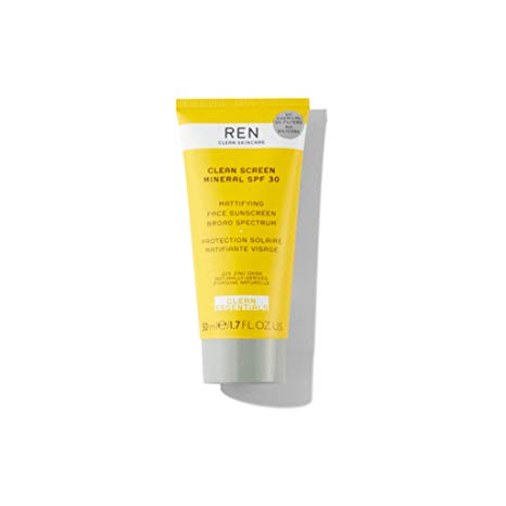 REN Clean Screen Mineral SPF 30 Mattifying Face Sunscreen - 1.7 oz