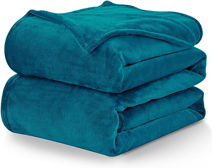 CozyLux Fleece Bed Twin Blanket Twin - 300GSM Soft Lightweight Cozy Plush Fuzzy Microfiber Flannel Blankets for Travel Camping Chair and Sofa, 60x80 inches