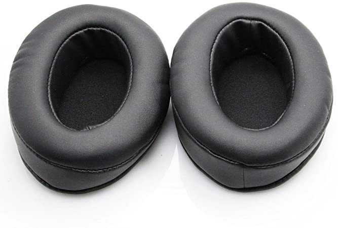 Replacement Memory Foam Ear Pads Angled EarPads Cushion - Suitable for Brainwavz HM5 - Large Over The Ear Headphones, HifiMan, Philips, Fostex, Sony, ath m50 ATH M Series