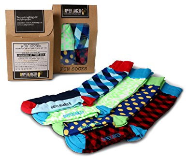 Mens Colorful Socks Fun Happy Funky Crazy Funny Mens Color Socks By DapperGanger
