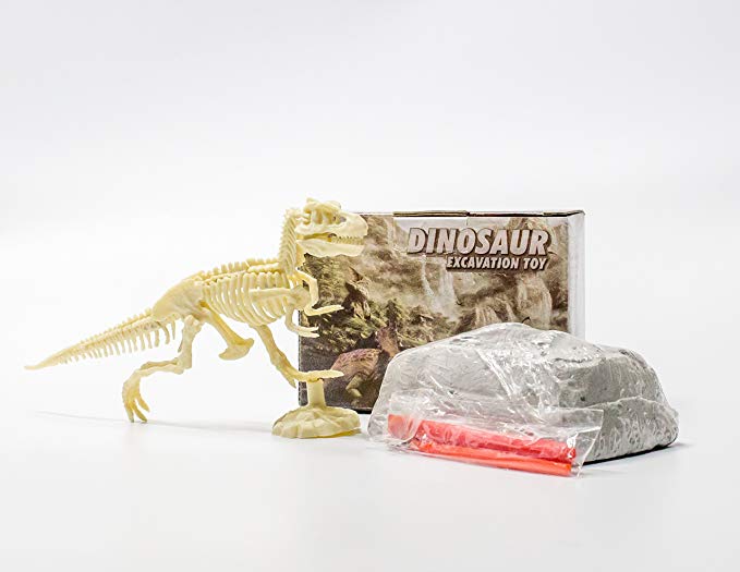 AFU Dinosaur Excavation Kits for Kids, Educational Dino Skeleton Assembly Set, Creative Fossil Dig Dino Toys for 5 - 12 Boys and Girls (Tyrannosaurus Rex)