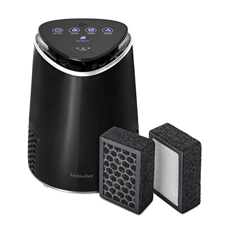 Biota Bot Model #MM108 Air Purifier True HEPA Ionic Air Filtering System with 5 Stages of Air Purification, Air Cleaner-Activated Carbon Filter for purifying Allergies, Dust, Smoke, Pet Odors, Etc.