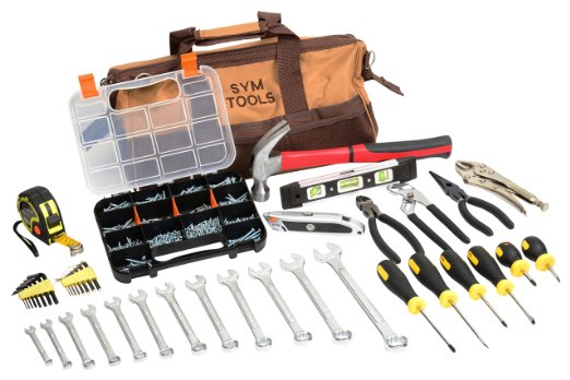 Tool Set Includes All Household Tools and 565 Assorted Screw Set by SYM Tools