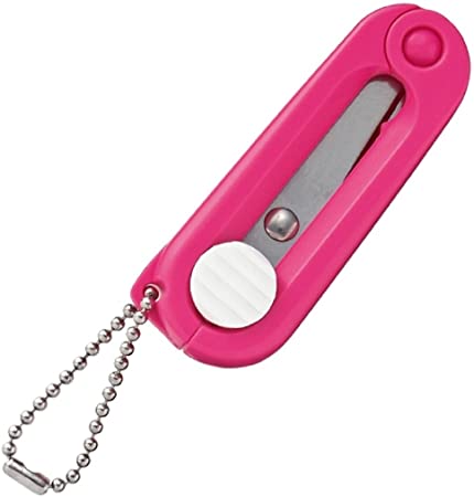 Kutsuwa Portable Mini Scissors Pink (SS105PK)