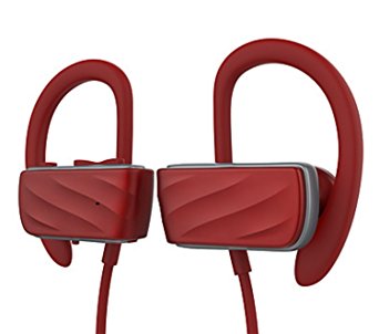 NEW BELUGA S560 Noise Canceling Wireless Bluetooth Headphones with Microphone for IOS and Android Devices - [Red]
