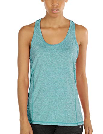 icyzone Activewear Running Workouts Clothes Yoga Racerback Tank Tops for Women