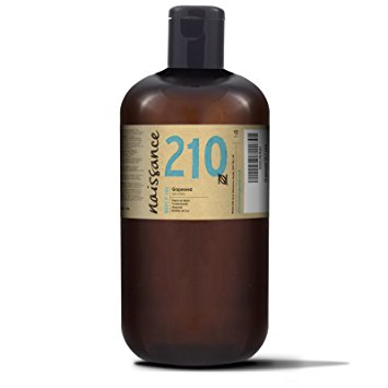 Naissance Grapeseed Oil (#210) 1 Litre - Natural Moisturiser and Conditioner for Hair and Skin - Ideal for Massage and DIY Beard Oil