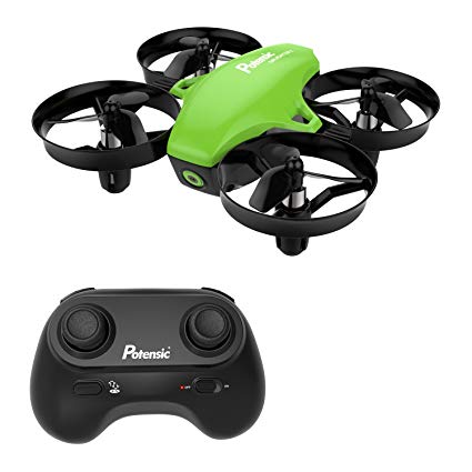 Potensic Mini Drone, A20 Altitude Hold Quadcopter Drone 2.4G 6 Axis Headless Mode Remote Control Nano Quadcopter for Beginners - Green