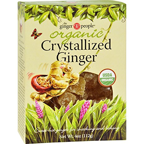 Ginger People Organic Crystallized Ginger Box -- 4 oz Each