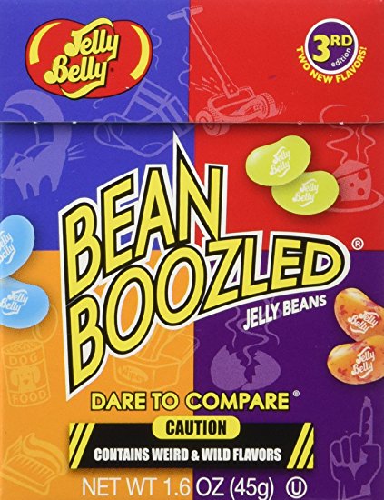 Jelly Belly Bean Boozled 3rd Edition New Flavors Stinky Socks Beans, 3.2 Ounce