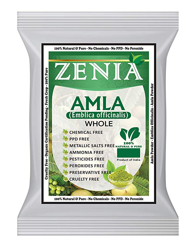 100 grams Zenia Dry Whole Amla Gooseberry Ayurvedic Hair Treatment