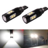 JDM ASTAR Extremely Bright Max 50W High Power 912 921 T10T15 LED Backup Reverse LightSParking lights Xenon White
