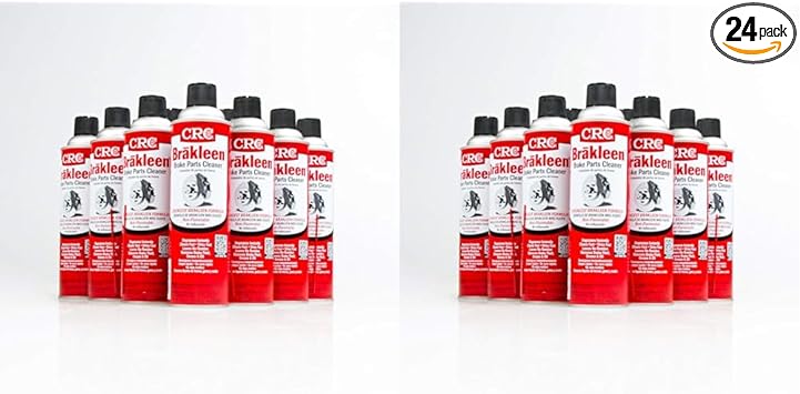 CRC 05089-Case Brakleen Brake Parts Cleaner (Non-Flammable), 168 fl. oz, 24 Pack