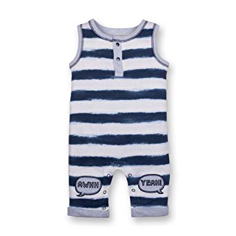 Lamaze Baby Boys Organic Sleeveless Romper