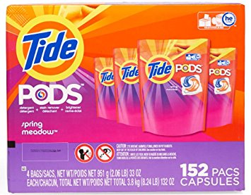 Tide 152 Count Spring Meadow Scent Pods Laundry Detergent