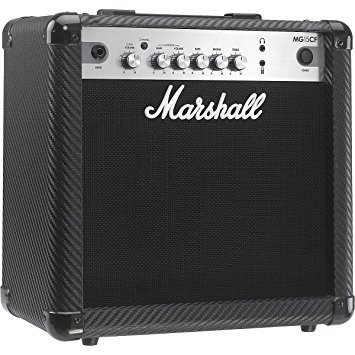 Marshall MG4 Carbon Series MG15CF 15 Watt Guitar Combo Amplifier with 2 Channels and MP3 input