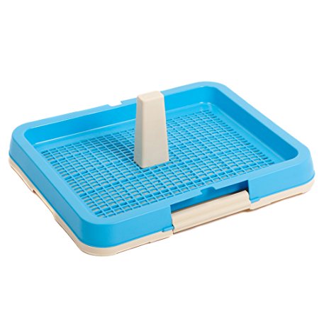 Favorite Dog Training Tray with Post, 2 Colors, 2 Sizes