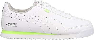 Puma Mens Mapf1 Roma Perforated Via Lace Up Sneakers Shoes Casual - White