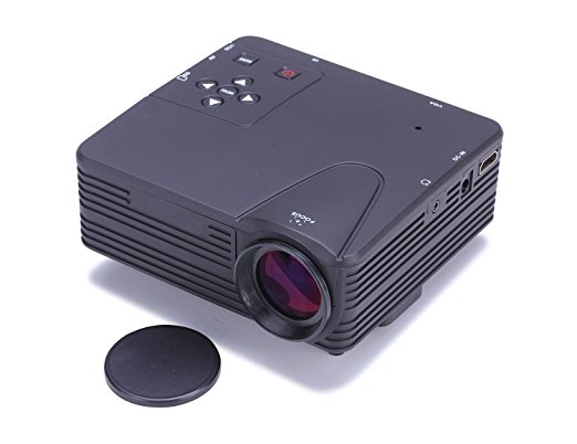 Generic H80 Mini Portable LCD LED Home Theater Cinema Game Projector - Support PC Laptop HD 1080P Video IP/IR/USB/SD/HDMI/VGA,for iphone,galaxy,laptop,mac.with Remote Control ,Only for home
