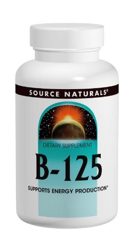 Source Naturals Vitamin B-125 Complex 125mg, Important For The Normal Functioning Of The Nervous System, 90 Tablets