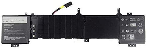 Ding 6JHDV Replacement Laptop Battery Compatible with Dell Dell Alienware 17 R2 R3 5046J P43F ALW17ED-1728 ALW17ED-1828T ALW17ED-2728 AW17R3-7092SLV AW17R3-8342SLV 6JHCY (14.8V 92Wh)