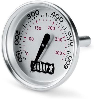 Weber 60540 Charcoal, Spirit, Q Grill Replacement Thermometer, 1-13/16" Diameter