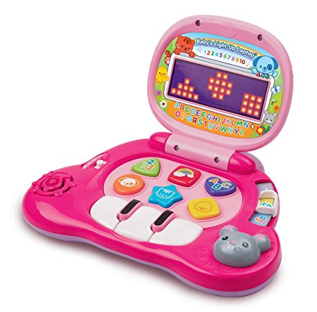 VTech Baby's Light-Up Laptop, Pink