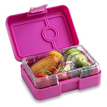 YUMBOX MiniSnack Leakproof Snack Box (Malibu Purple); Bento-style snack box offers Durable, Leak-proof, On-the-go Meal and Snack Packing