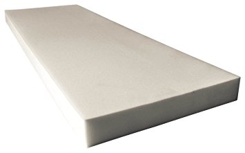 Mybecca Upholstery Foam Cushion Medium Firm (Seat Replacement, Upholstery Sheet, Foam Padding), 5" H x 24" W x 72" L