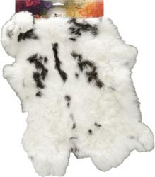 Bulk Buy Leather Factory Rabbit Skins Natural 9305-00 3-Pack