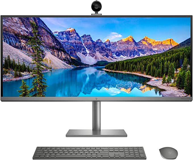 HP Envy 34 Desktop 2TB SSD 128GB RAM Win 11 Pro (Intel Core i9-12900K Processor Turbo Boost to 5.20GHz, 128 GB RAM, 2 TB SSD, 34" 5K WUHD (5120 x 2160), GeForce RTX 3060) PC Computer All-in-One