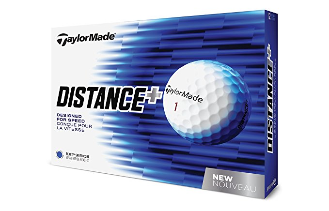 TaylorMade 2018 Distance Plus Golf Balls (One Dozen)