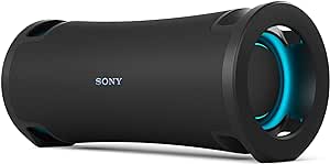 Sony ULT Field 7 Wireless Portable Bluetooth Karaoke Party Speaker IP67 Waterproof with 30 Hour-Battery, Powerful Bass, Comfortable Handle, and Colorful Lights, Black - New