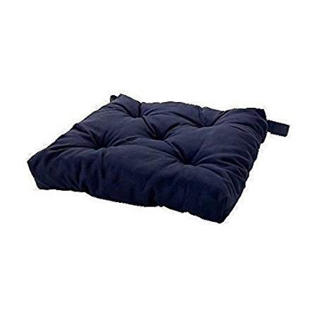 Ikea Navy Blue Soft Chair Cushion / Pad
