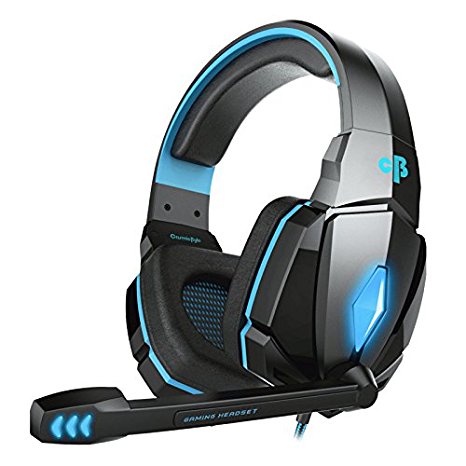 Cosmic Byte Over the Ear Headsets with Mic & LED - G4000 Edition (Blue)