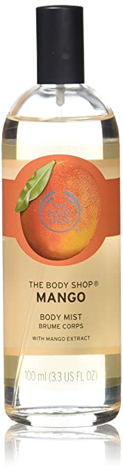 The Body Shop Mango Body Mist, Paraben-Free Body Spray, 3.3 Fl. Oz.