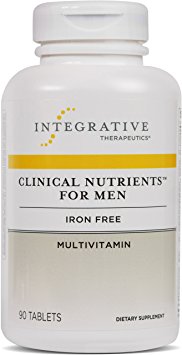 Integrative Therapeutics - Clinical Nutrients For Men - Iron Free Multivitamin for Men - 90 Tablets