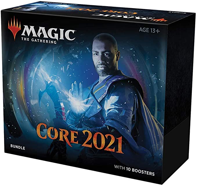 Magic: The Gathering Core Set 2021 (M21) Bundle | 10 Booster Packs   40 Lands (190 Cards) | Accessories